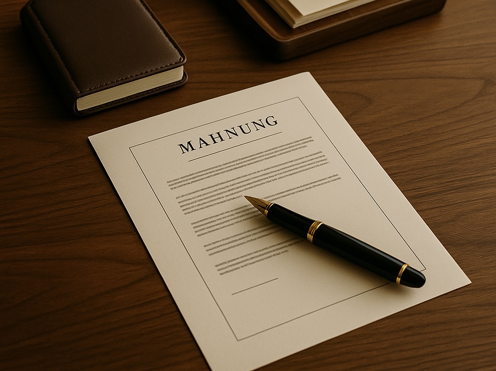 Mahnschreiben